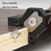 Woodworking Edge Banding Manual Arc Trimmer Board Chamfering Fillet Scraper, Specification: With R1.5 Blade