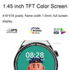 ST5 MAX 1.45 Inch Smart Recording Waterproof Sports Watch Voice Broadcast Calling Watch(Silver)