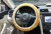 Universal Premium Soft Short Plush Winter Car Steering Wheel Cover, For 36-38cm steering wheel(Gold)