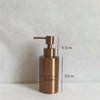 250ml Stainless Steel Hand Soap Bottle Countertop Soap Dispenser(Rose Gold)