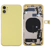 iPhone 11 Yellow Back Cover Assembly with Side Keys & Wireless Charging