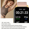 F12 2.02 inch Curved Screen Smart Watch Supports Voice Call/Blood Sugar Detection(Silver + Black)
