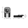 C40 Folding 3 in 1 MagSafe Magnetic Wireless Charger with LED Light(Black)