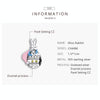 S925 Sterling Silver Bunny Girl Beads DIY Bracelet Necklace Accessories