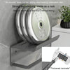 Stainless Steel Bathroom Roll Paper Holder No-Punch Cell Phone Storage Shelf, Style: Phone Rack (Gray)