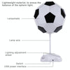 DIY Football Lamp, USB Handmade Charm Night Light / Desk Lamp Colorful Bedside Lamp(White)