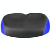 Bicycle Seat Mountain Bike Seat Cushion Shock Absorption no Nose Saddle Riding Equipment(Blue)