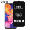 For Samsung Galaxy A10e 25pcs High Aluminum Large Arc Full Screen Tempered Glass Film