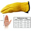 1 Pair JJ-1011 Genuine Leather Outdoor Wear-resistant Gardening Gloves, Size: XL