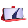 For Realme 13+ 5G Global Skin Feel Calf Texture Card Slots Leather Phone Case(Red)
