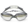 HAIZID Children HD Anti-fog Waterproof Myopia Swimming Goggles, Color: Plating Gray