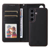 For Samsung Galaxy S25+ 5G BETOPNICE BN-005 2 in 1 Detachable Imitate Genuine Leather Phone Case(Black)