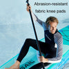 DIVE & SAIL 3mm Warm One-Piece Long Sleeve Wetsuit Thickened Winter Swimming And Surfing Suit, Size: L(Female Black)