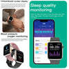 Q9 Smart Bracelet, 2.01 inch Waterproof Smart Watch, BT Call / Heart Rate / Blood Pressure / Blood Oxygen(Pink Gold)