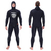 SLINX Thickened Long-sleeved Split Wetsuit With Headgear, Size: S(Pants)