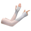 1 Pair Summer  Ice Silk Sunscreen Sleeves Riding Driving UV Protection, Color: Pink(One Code)