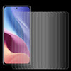 For Xiaomi Redmi K40 Pro 10 PCS 0.26mm 9H Surface Hardness 2.5D Explosion-proof Tempered Glass Non-full Screen Film