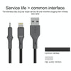 IVON CA78 2.4A 8 Pin Fast Charging Data Cable, Length: 1m (Blue)