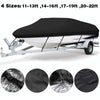 210D Waterproof Boat Cover Speedboat Towed Fishing V-Shaped Boat Cover Rain And Sun Protection Cover, Specification:  17-19FT 600x310cm