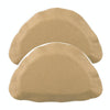 1pair Sneakers Martin Boots Anti-Abrasion Heel Stickers Heel Invisible Self-Adhesive Shoe Stickers, Color: Khaki Thick