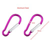 RV Sunshade 304 Stainless Steel Slide Rail Ring, Specifications: 2pcs M4 Ring + Cylinder + Silver Climbing Buckle