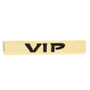 Auto VIP Sticker  VIP Label Car Stickers 3D Metal Fashion VIP Logo Car Stickers,Size:9.5*1.5cm(Gold)