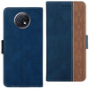 For Xiaomi Redmi Note 9T 5G Stitching Side-Magnetic RFID Leather Phone Case(Royal Blue)