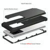 For Galaxy S20 Ultra PC + Silicone Three-piece Shockproof Protection Case(Black)