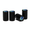 Aluminum Alloy Car Tire Decorative Valve Cap(Black)