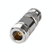Nickel BNC Plug to UHF SO-239 Jack Adapter (UG-255/U)