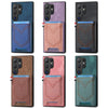 For Samsung Galaxy S25 Ultra 5G Denim Texture Leather Skin Phone Case with Card Slot(Black)