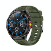 HT28 1.85 inch Silicone Strap IP68 Waterproof Smart Watch, Support Sleep Monitoring(Green)