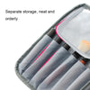 RH914 Travel Portable Waterproof Large-capacity Cosmetic Storage Bag(Grey)