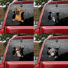 7 PCS Animal Wall Stickers Puppy Hole Car Window Static Sticker(Puppy 01)