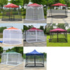 HY-0205 300 x 230 cm Outdoor Parasol Anti-mosquito Net Cover, Dimensions: Straight Rod Umbrellas(Black)