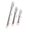 3 in 1 1/4 Electric Batch Head High Magnetism Connecting Rod Pistol Drill Extension Rod Sleeve Fast Turning Joint, Length: 75/100/150mm