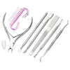 Stainless Steel Double Head Dead Skin Scissors Set, Specification: Set D