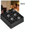 300 PCS Overlap Coins Game Coin Plastic Storage Box(Black)