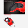 Retractable Dog Lead 3m Red - Non-Slip Handle & Durable ABS