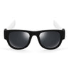 New Fashion Crimp Folding Mirror Pops Polarized Sunglasses Casual UV400 Protection Glasses for Men / Women(White)