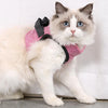 Cat Leash Pet Chest Harness Leash, Size: S(Pink)