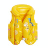 2 PCS PVC Children Inflatable Swimwear Children Life Jacket, Colour: M (Yellow)