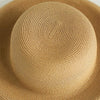 Big Eaves Straw Hat  Female Summer Sunscreen Basin Hat Beach Vacation Sunhat Fisherman Hat, Colour: Yellow(M56-58cm)