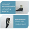 2m BNC Male Straight to Right Angle Coax Cable - CCTV, Video, Audio