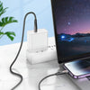hoco U133 Type-C / USB-C to 8 Pin Braided PD Fast Charging Data Cable, Length:1.2m(Black)