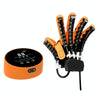Intelligent Robot Split Finger Training Rehabilitation Glove Equipment With UK Plug Adapter, Size: M(Orange Left Hand)