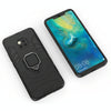 PC + TPU Shockproof Protective Case for Huawei Mate 20 Pro, with Magnetic Ring Holder (Black)