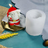 DIY Christmas Candle Aromatherapy Gypsum Silicone Mold, Shape: Christmas Gift