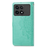 For Xiaomi Redmi K70 Pro Mandala Flower Embossed Leather Phone Case(Green)