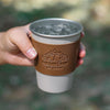 Outdoor Stainless Steel Cup Anti-scald Sleeve High Temperature Heat Insulation Sleeve(Brown)